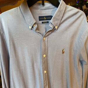 Ralph Lauren Light Denim Blue Button Down Shirt
